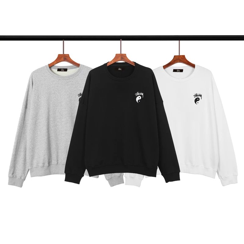 Stussy Yin Yang Graphic Streetwear Sweatshirt Multicolor