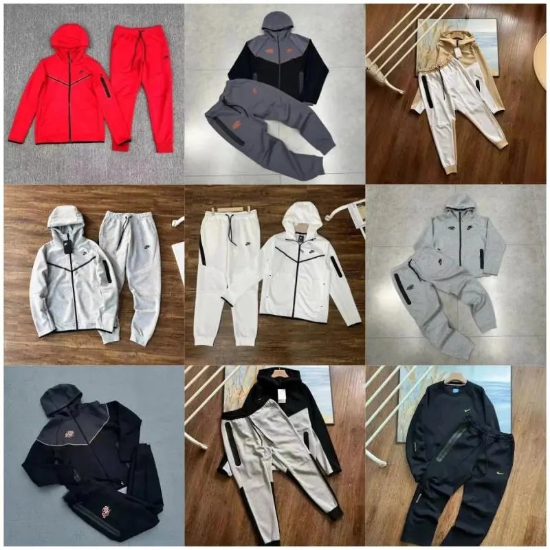 Nike Tech Fleece athletic Tracksuit Set Multicolor