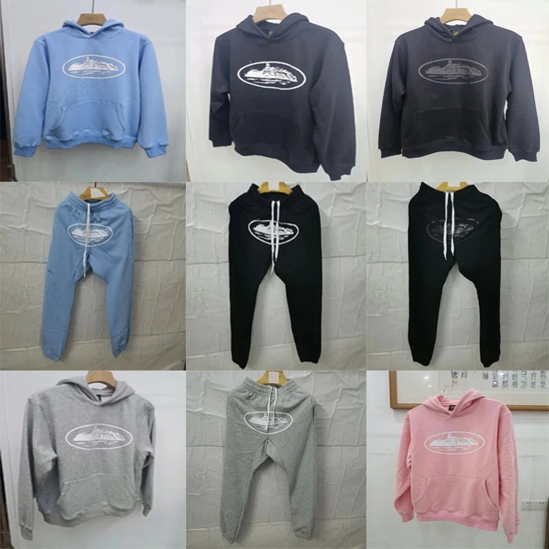 Corteiz CRTZ Island Graphic Streetwear Tracksuit Set Multicolor