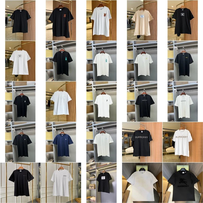 Burberry Graphic Print Cotton T-Shirt Multicolor