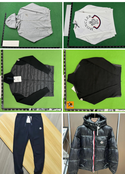 Moncler Mixed Collection Luxury Apparel Set Multicolor