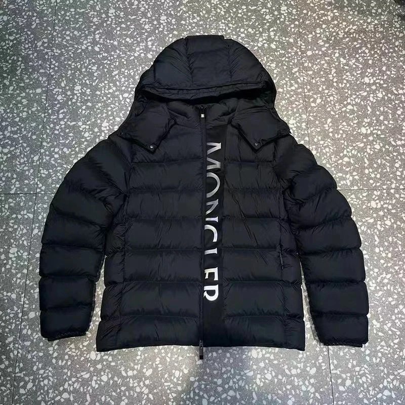 Moncler Puffer Jacket Hooded Down Winter Jacket Black