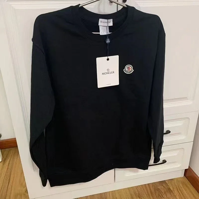 Moncler Cotton Casual Sweatshirt Black