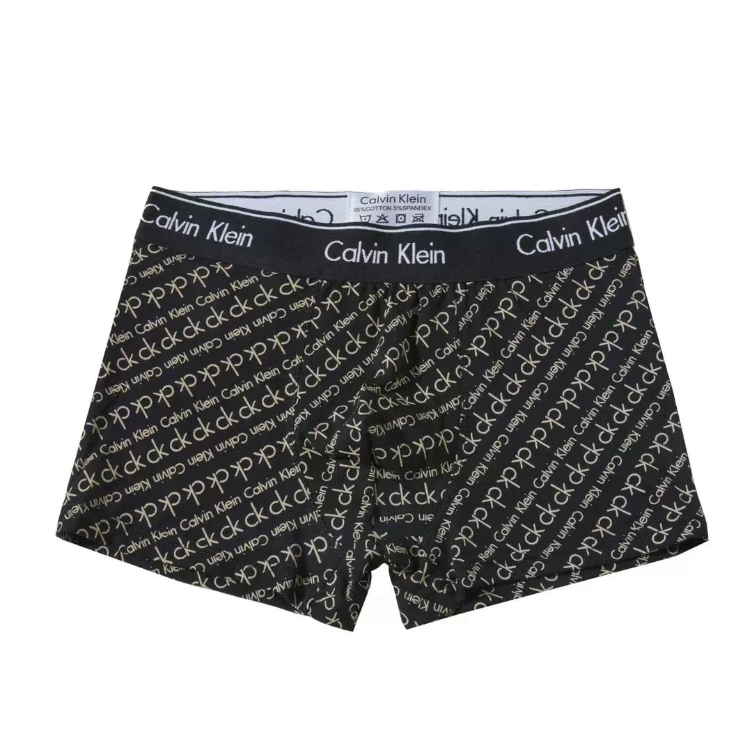 Calvin Klein CK Monogram Print Boxer Briefs Black