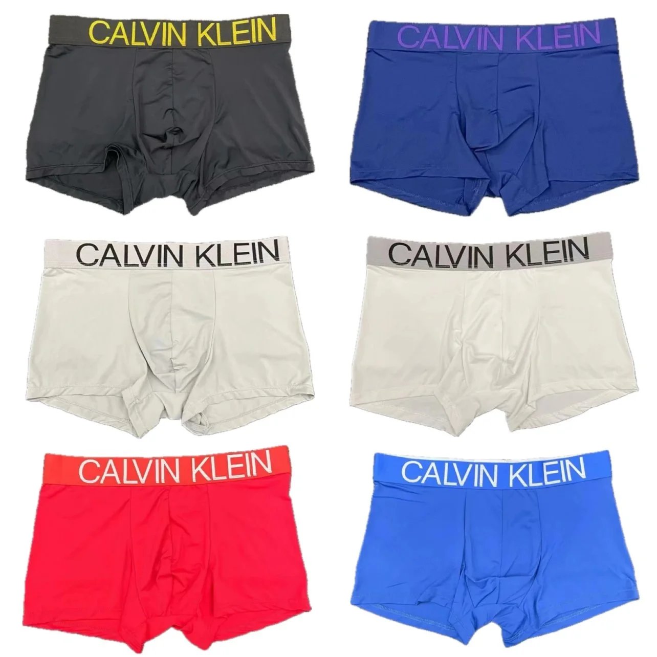 Calvin Klein CK Microfiber Stretch Comfortable Boxer Briefs Multicolor
