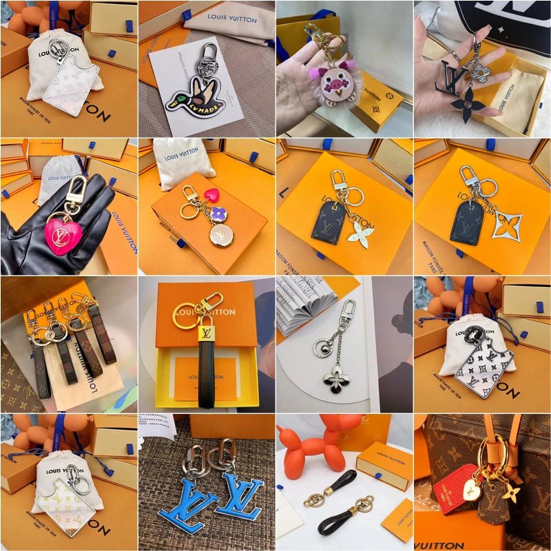 Louis Vuitton LV Bag Charm and Key Holder Luxury Accessories Multicolor