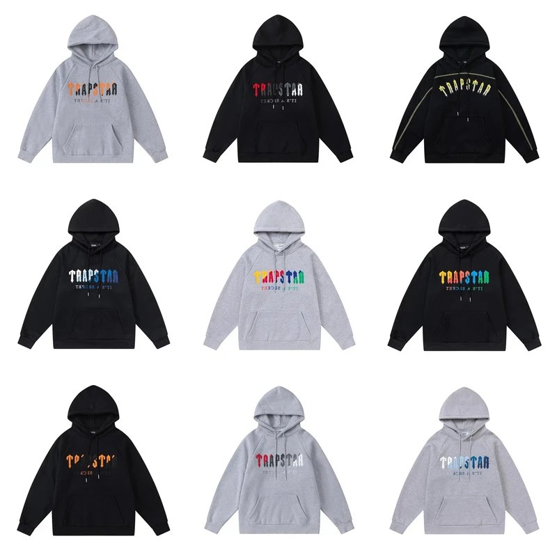 Trapstar It's A Secret Graphic Streetwear Hoodie Multicolor