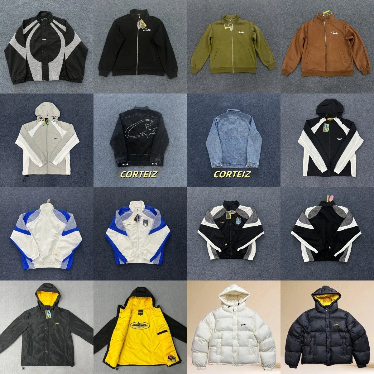 Corteiz Streetwear Jacket Collection Versatile Outerwear Multicolor