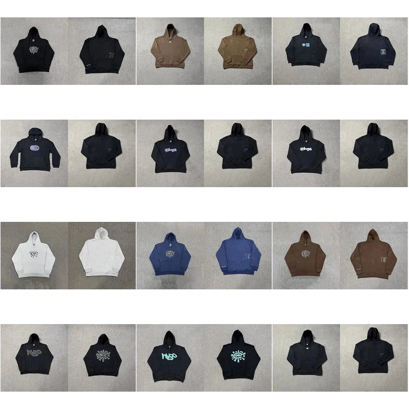 Corteiz Graphic Print Streetwear Hoodie Multicolor