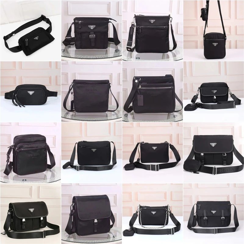 Prada Re-Nylon Versatile Crossbody Bag Black