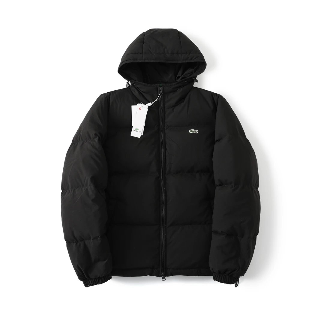 Lacoste Puffer Warm Winter Jacket Black
