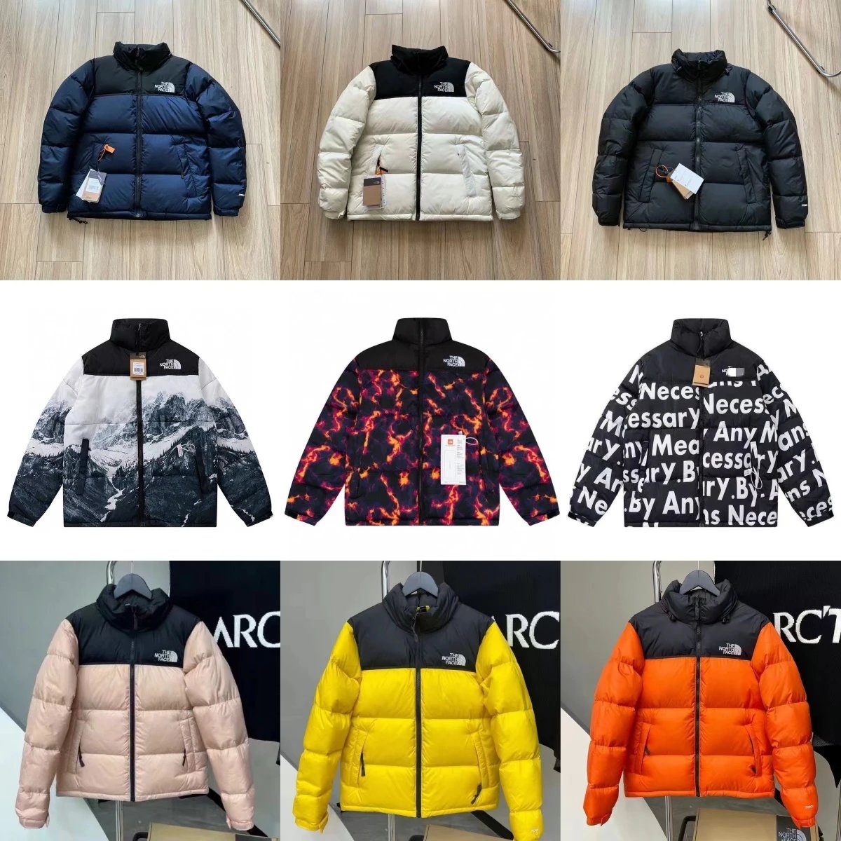 The North Face TNF 1996 Retro Nuptse Puffer Jacket Multicolor