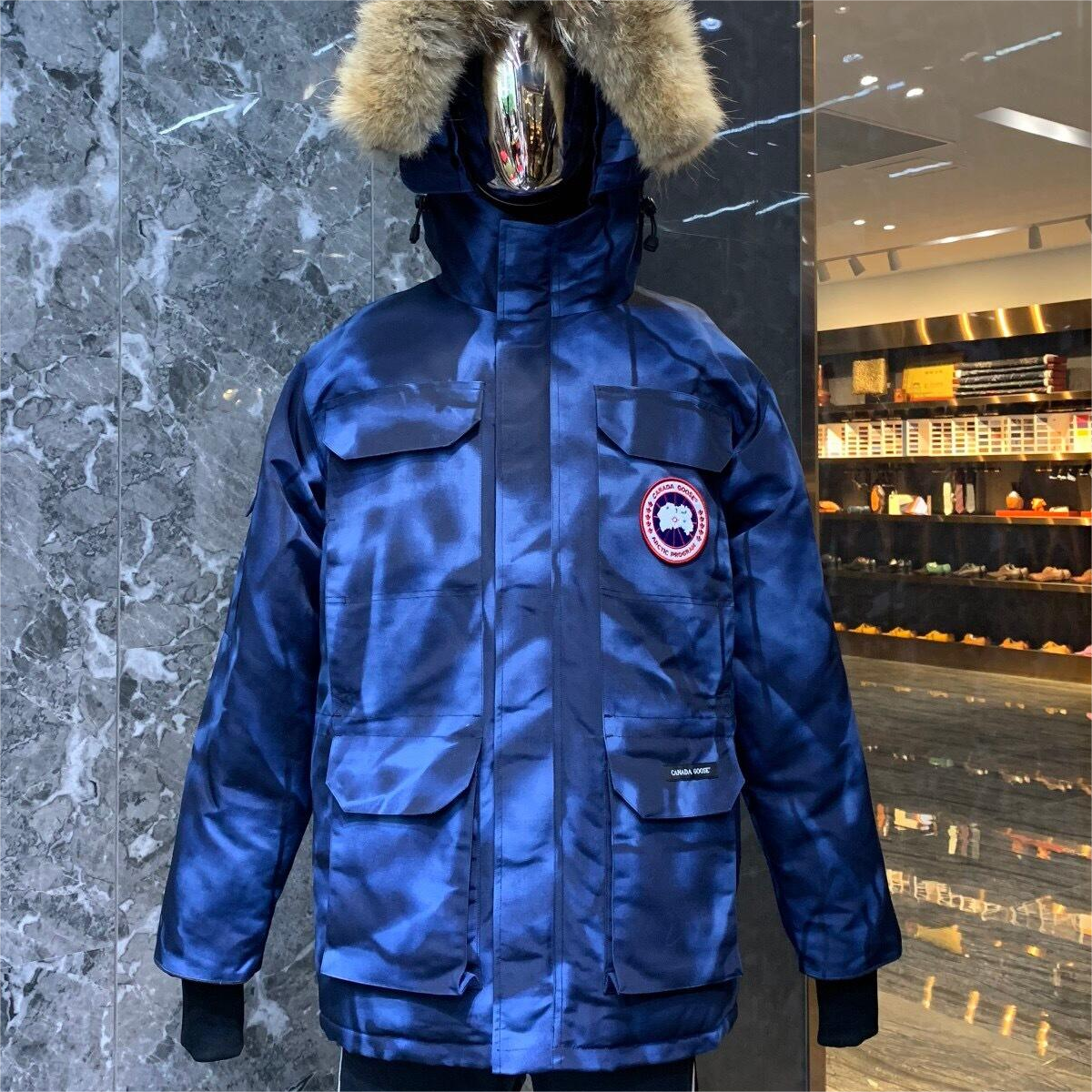 Canada Goose Expedition Parka Heavyweight Down Jacket Blue