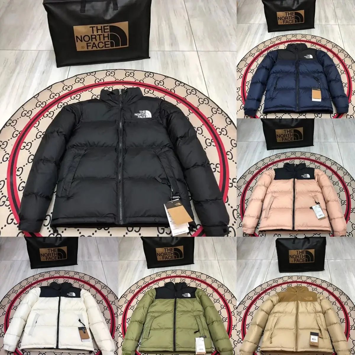 The North Face TNF Nuptse 1996 Puffer Down Jacket Multicolor