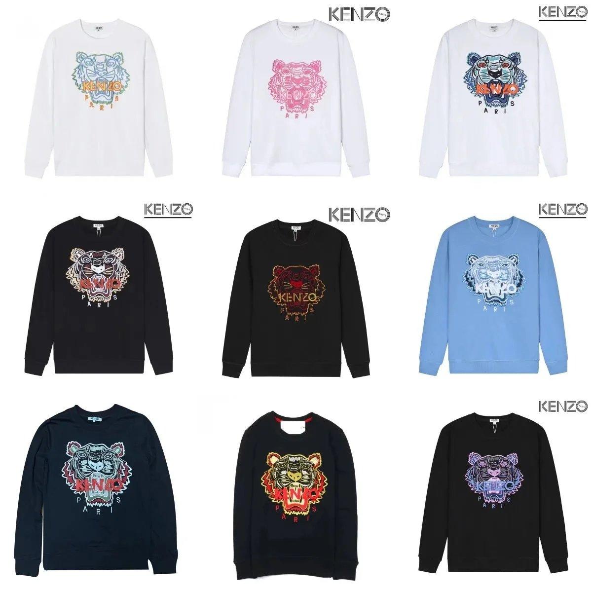 Kenzo Tiger Embroidery Graphic Sweatshirt Multicolor