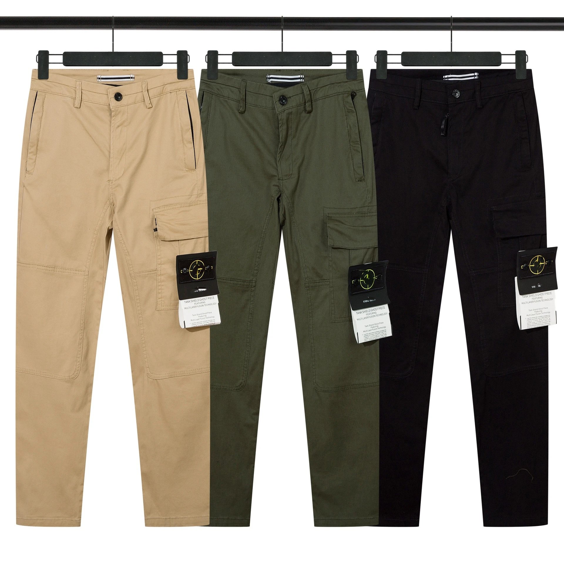 Stone Island Tank Shield Ghost Piece Cargo Pants Multicolor