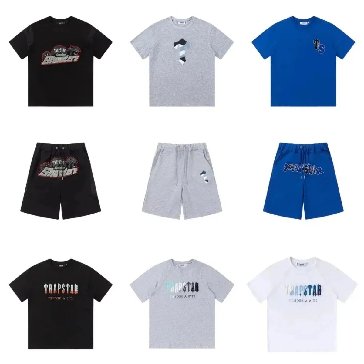Trapstar Graphic Print Streetwear Matching Set Multicolor
