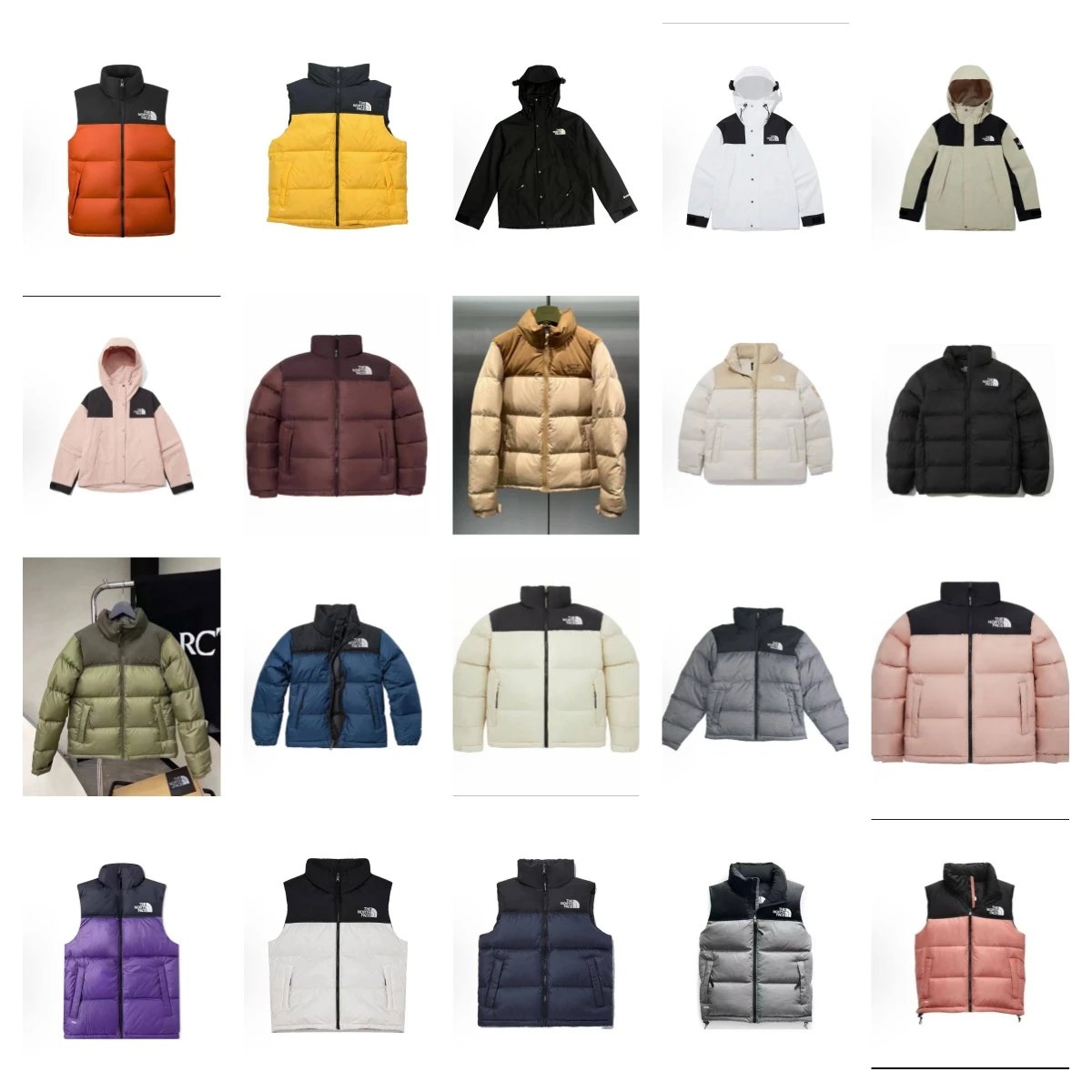 The North Face TNF Nuptse 1996 Retro Puffer Jacket Multicolor