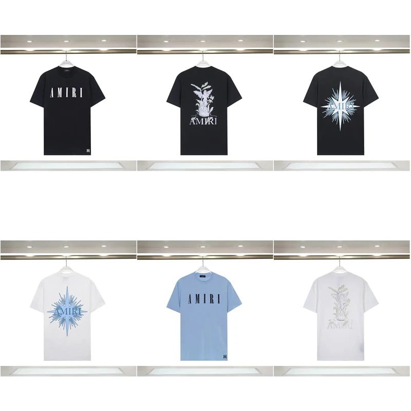 Amiri Graphic Print Cotton T-Shirt Multicolor