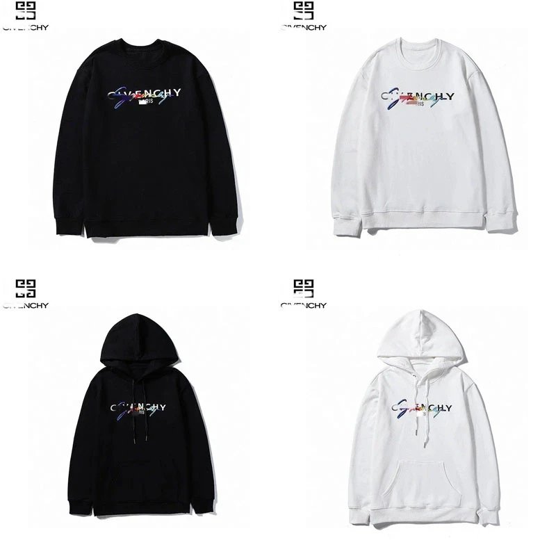 Givenchy Signature Print Graphic Streetwear Sweatshirt and Hoodie Multicolor
