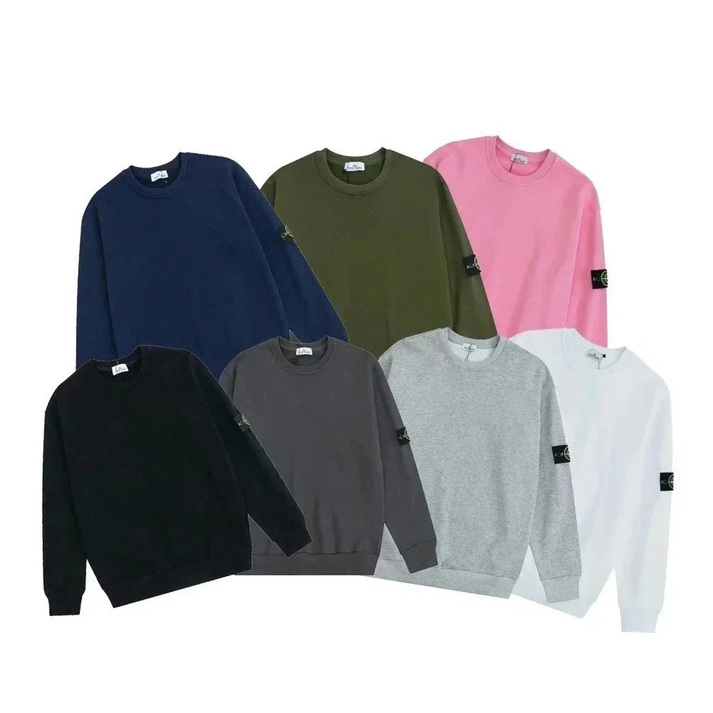 Stone Island Crewneck Basic Cotton Sweatshirt Multicolor