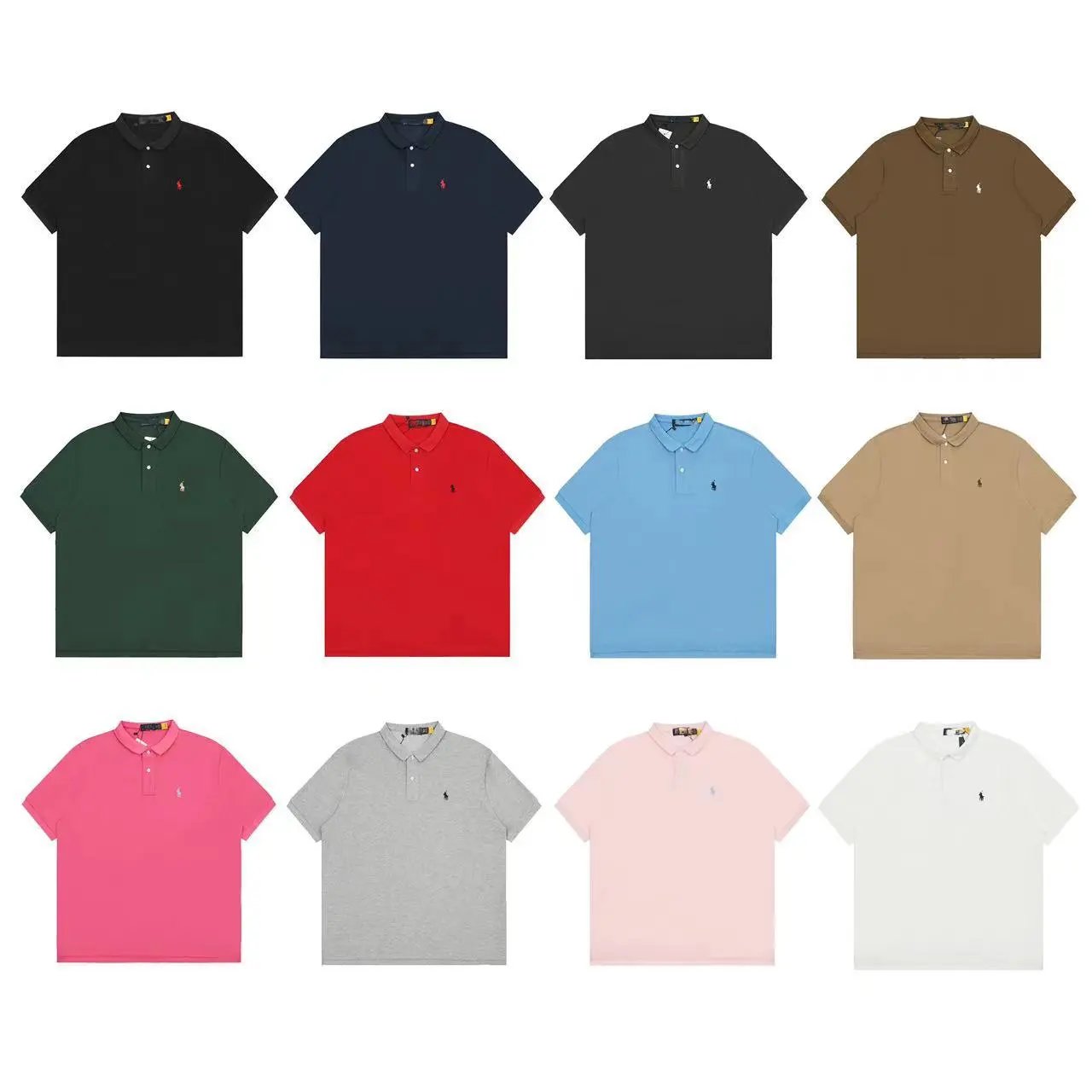 Ralph Lauren Classic Fit Mesh Polo Shirt Multicolor