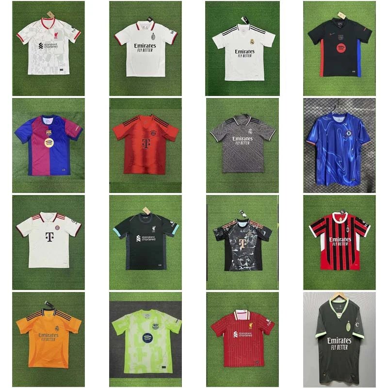 Design Football Jersey Collection Retro Soccer Jersey Multicolor
