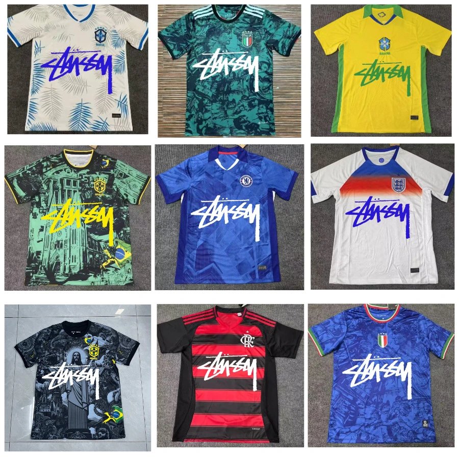 Stussy Graphic Jersey Soccer Jersey Multicolor