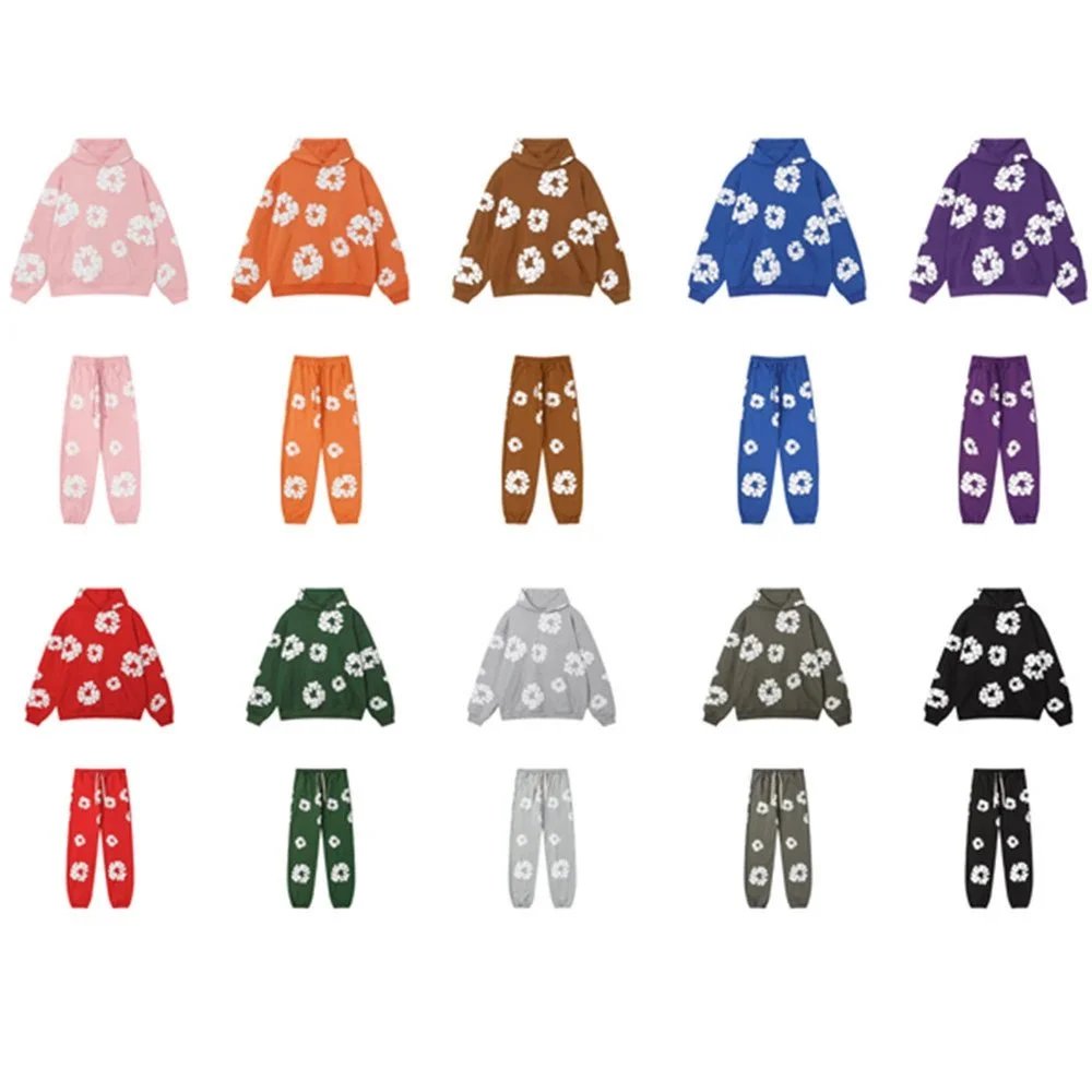 Design Floral Print Oversized Matching Set Multicolor
