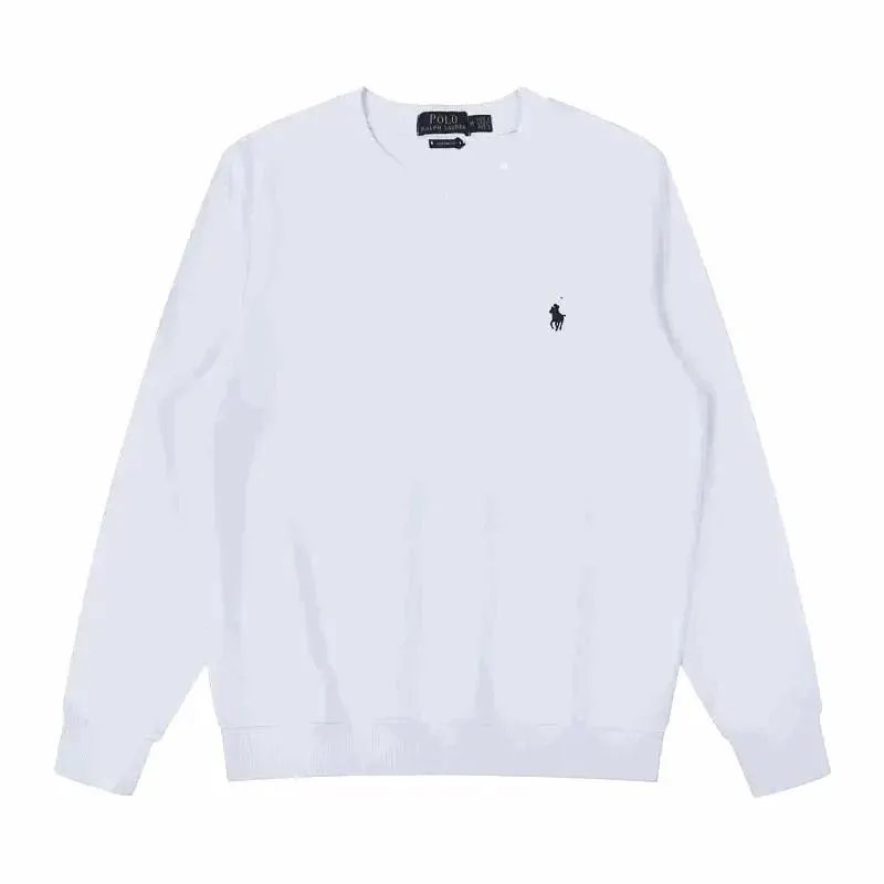 Polo Ralph Lauren PRL Classic Fit Crewneck Sweatshirt White