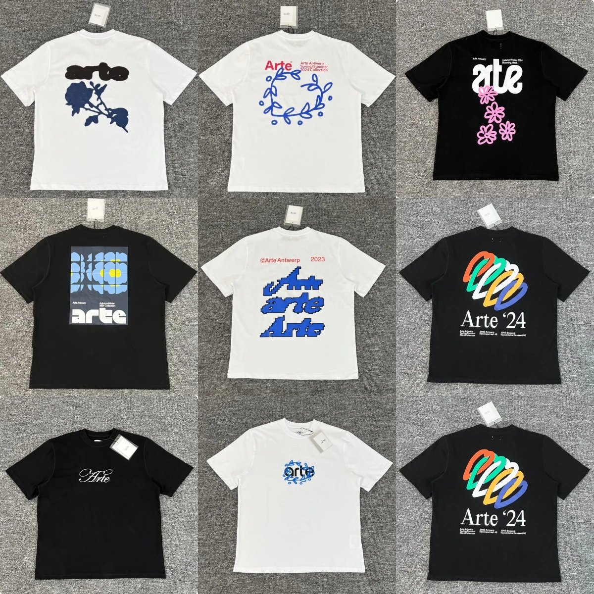 Arte Antwerp Arte Graphic Print Cotton T-Shirt Multicolor