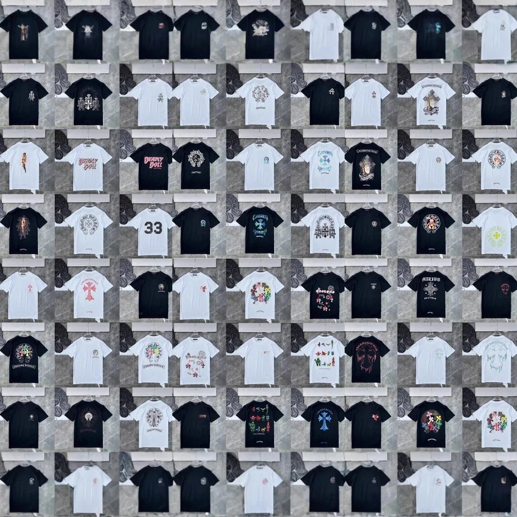 Chrome Hearts Graphic Print Cotton T-Shirt Multicolor