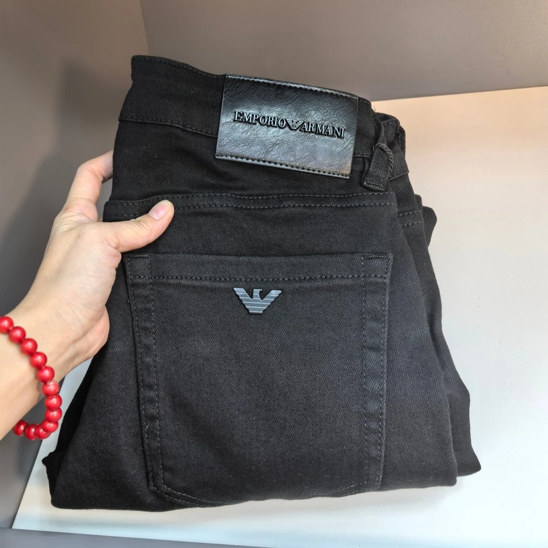 Emporio Armani EA Denim Slim Fit Jeans Black