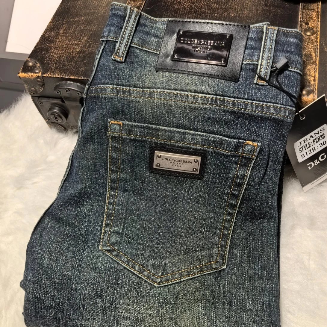 Dolce & Gabbana D&G F283 Slim Fit Denim Jeans Blue