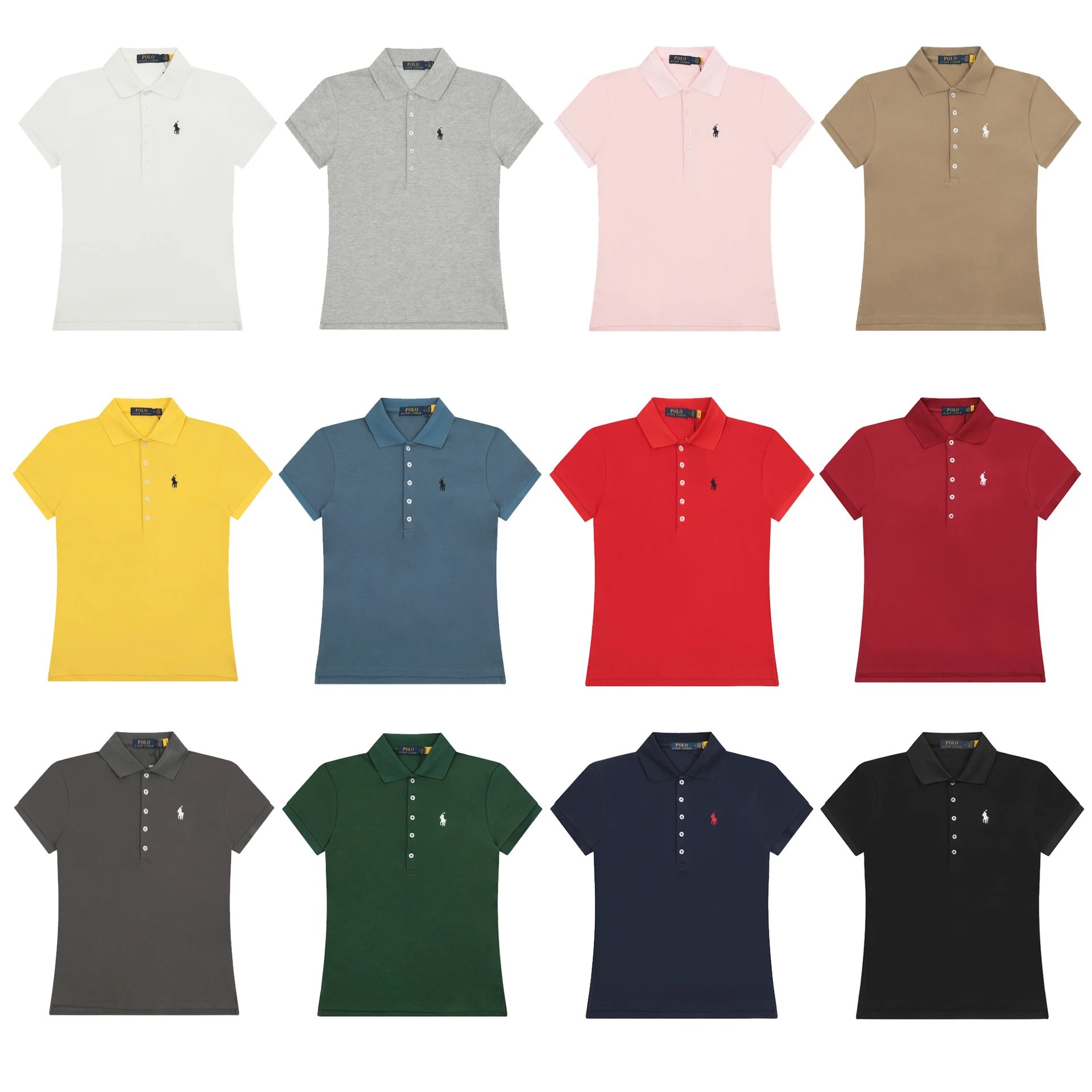 Ralph Lauren RL Classic Fit Cotton Polo Shirt Multicolor