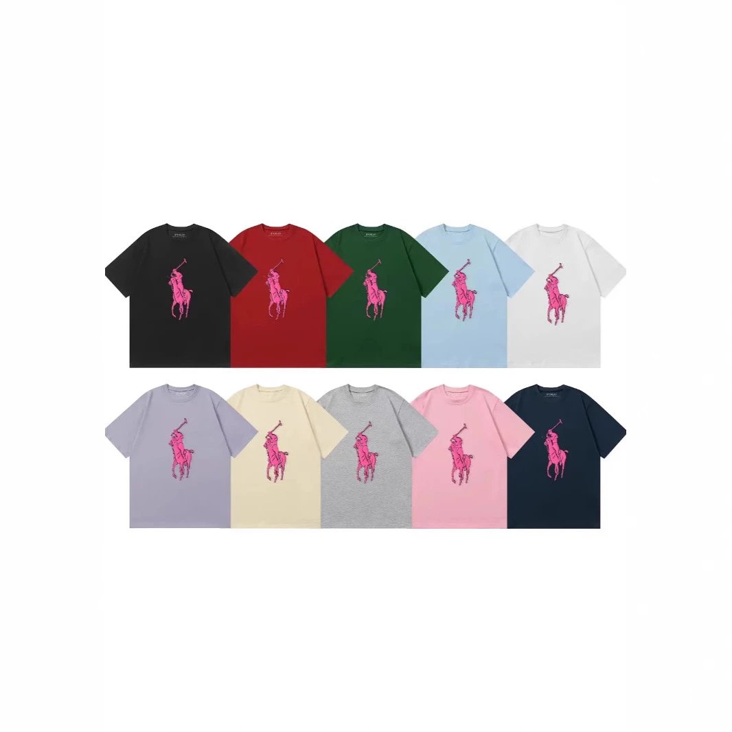 Ralph Lauren RL Big Pony Graphic Cotton T-Shirt Multicolor