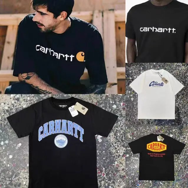 Carhartt Graphic Print Casual T-Shirt Black
