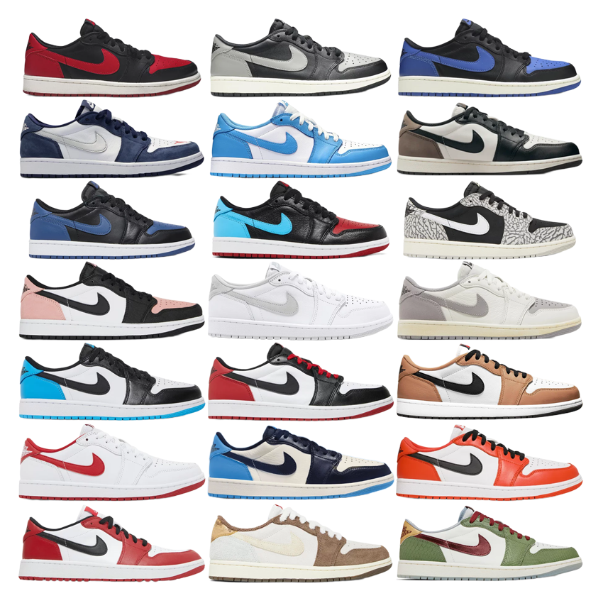 Jordan Air Jordan 1 Low Retro Sneakers Multicolor